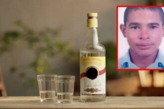 Homem morre ao beber garrafa de cachaça durante aposta em bar