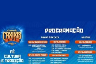 programação da feira feira de caxixis 2023 - nazaré das farinhas