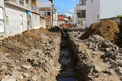 SAJ: Prefeitura implantou nova rede de drenagem na Rua C do loteamento João Tamarindo, no bairro Cajueiro