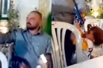 Vídeo: Criança pega arma de pai durante festa e dispara acidentalmente contra ele