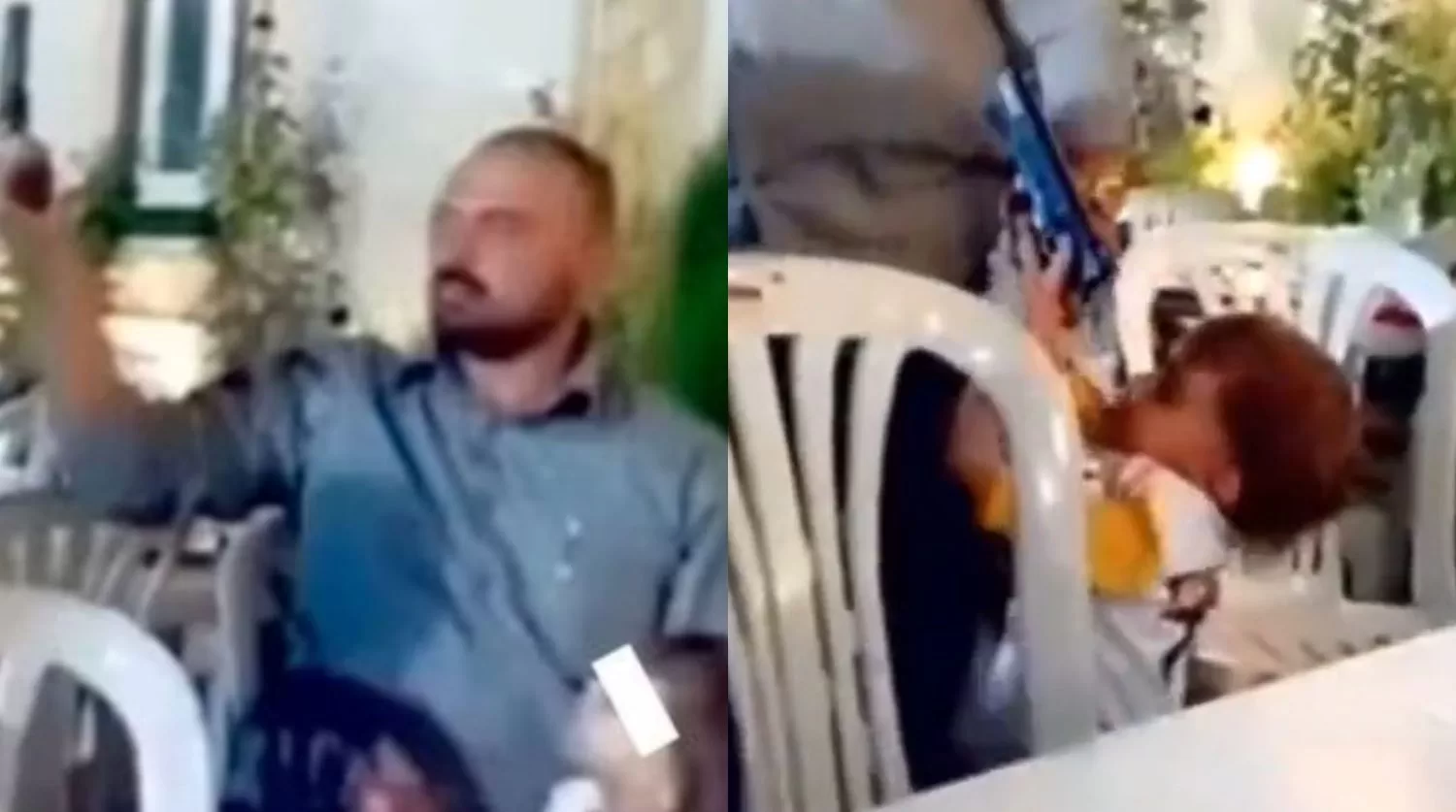 Vídeo: Criança pega arma de pai durante festa e dispara acidentalmente contra ele