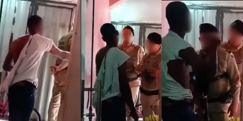 PM da Bahia é filmada rasgando roupa de homem negro em abordagem dentro de casa na presença dos filhos.