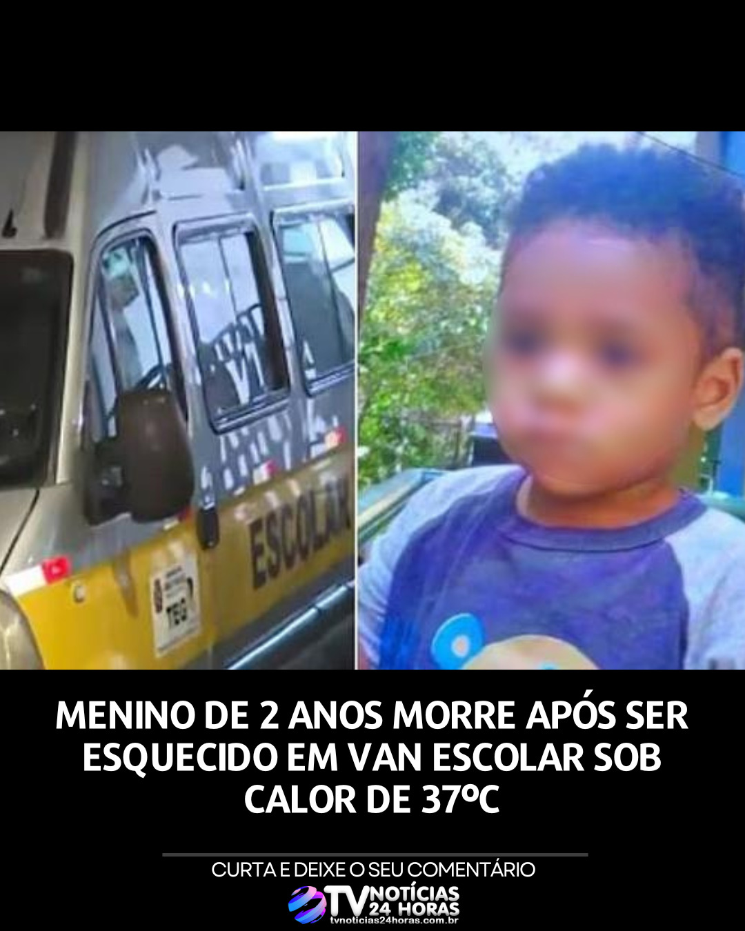 Menino de 2 anos morre após ser esquecido em van escolar sob calor de 37ºC, em São Paulo
