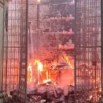 Incêndio afeta igreja tombada como patrimônio em Valença