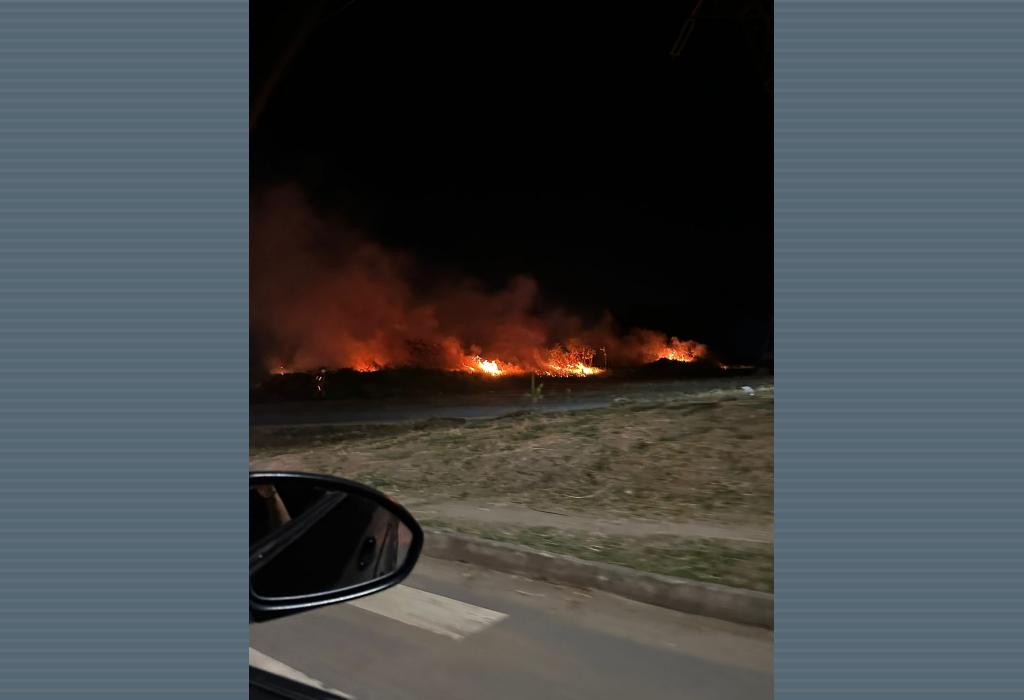 Incêndio atinge região de mata no Cajueiro, em Santo Antônio de Jesus