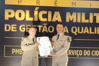 14º Batalhão de Polícia Militar recebe prêmio de excelência na gestão da qualidade em cerimônia estadual