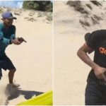 homens tentam assaltar turistas em dunas no Ceará