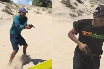 homens tentam assaltar turistas em dunas no Ceará