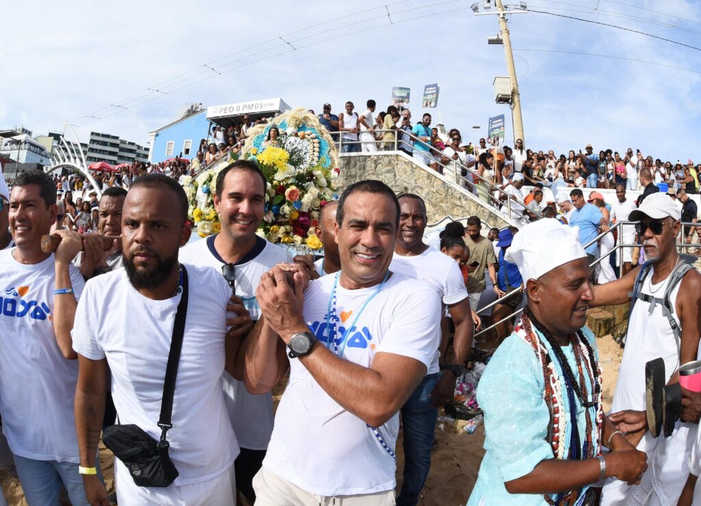 Prefeito Bruno Reis na Festa de Iemanjá