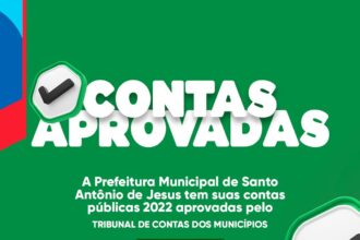 Prefeitura de Santo Antônio de Jesus teve contas aprovadas pelo Tribunal de Contas dos Municípios da Bahia – Prefeitura de Santo Antônio de Jesus - BA