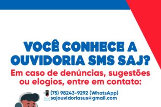 Prefeitura de Santo Antônio de Jesus, através da Secretaria de Saúde (SMS), disponibiliza Ouvidoria voltada à saúde – Prefeitura de Santo Antônio de Jesus - BA