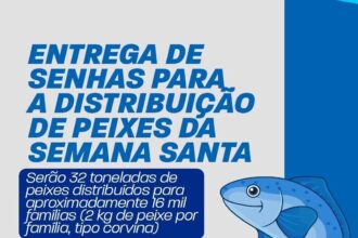 Prefeitura de Santo Antônio de Jesus dará início à distribuição das senhas para recebimento dos peixes – Prefeitura de Santo Antônio de Jesus - BA