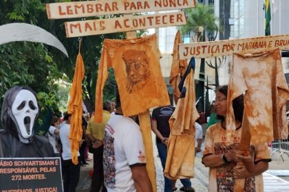 Protesto em BH contesta possível habeas corpus a ex-presidente da Vale