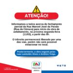SAJ: Prefeitura informa sobre fechamento parcial da Rua Manoel José Paixão (Rua da Câmara) – Prefeitura de Santo Antônio de Jesus - BA
