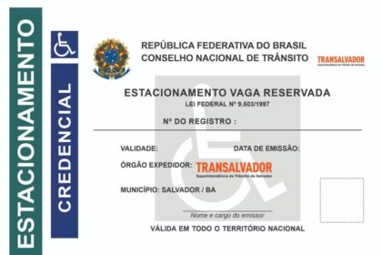 Credenciais para estacionamento em vagas especiais podem ser impressas em casa – Secretaria de Comunicação