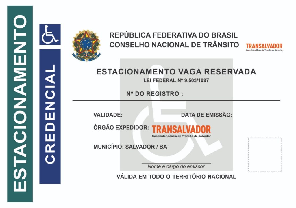 Credenciais para estacionamento em vagas especiais podem ser impressas em casa – Secretaria de Comunicação