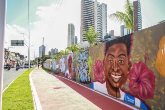 BRT recebe intervenção artística feita em homenagem a Salvador – Secretaria de Comunicação