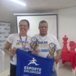 Beneficiários do Bolsa-Atleta Salvador conquistam ouro e prata no 2º Torneio de Xadrez Nordeste para Cegos e Baixa Visão