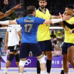 Vôlei masculino: Brasil vence Egito e se garante nas quartas em Paris