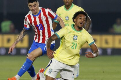 Eliminatórias: Brasil joga mal e perde para o Paraguai por 1 a 0