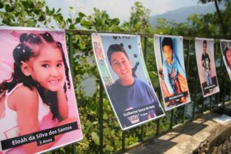 Memorial no Rio volta a ter fotos de crianças vítimas de bala perdida