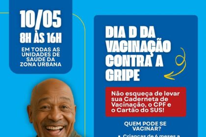 Prefeitura de Santo Antônio de Jesus realizará Dia D da Campanha Nacional de Vacinação contra a Gripe – Prefeitura de Santo Antônio de Jesus - BA