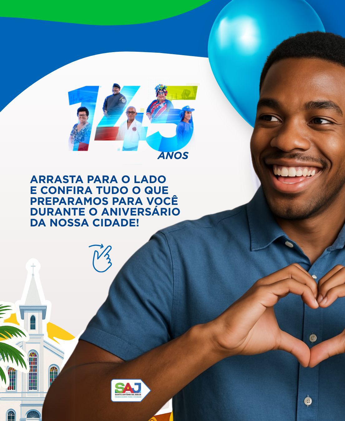 SAJ: Prefeitura preparou novidades para programação em comemoração aos 145 anos de emancipação política de Santo Antônio de Jesus – Prefeitura de Santo Antônio de Jesus - BA