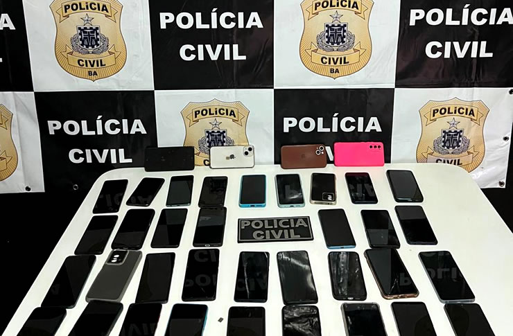 Polícia Civil recupera 36 celulares furtados durante a segunda noite do São João de Cruz das Almas