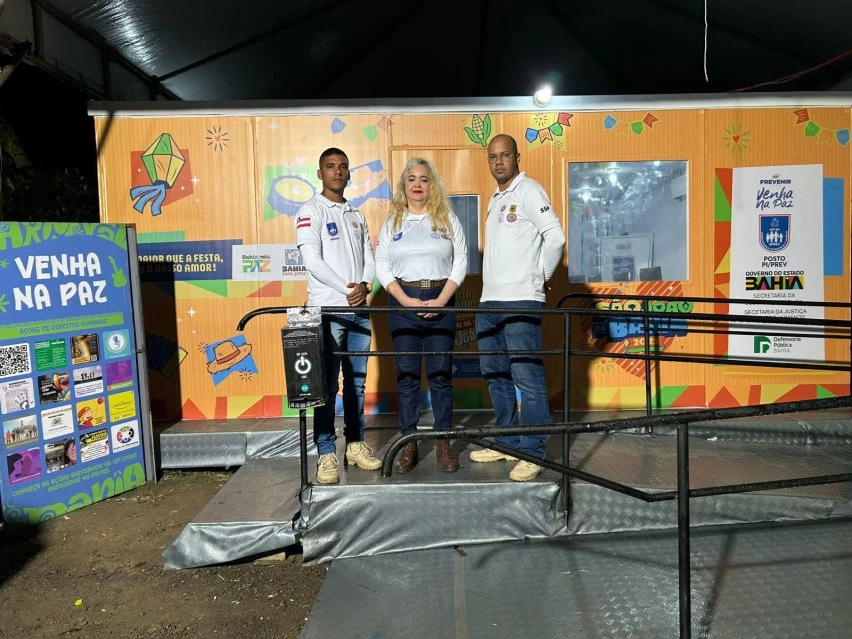 Posto de Prevenção à Violência é empregado nos festejos juninos de Santo Antônio de Jesus