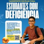 SAJ: Prefeitura realizará recadastramento de estudantes com deficiência que utilizam o transporte escolar