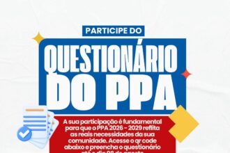 Prefeitura de Santo Antônio de Jesus convida população a participar da construção do PPA 2026–2029 – Prefeitura de Santo Antônio de Jesus - BA