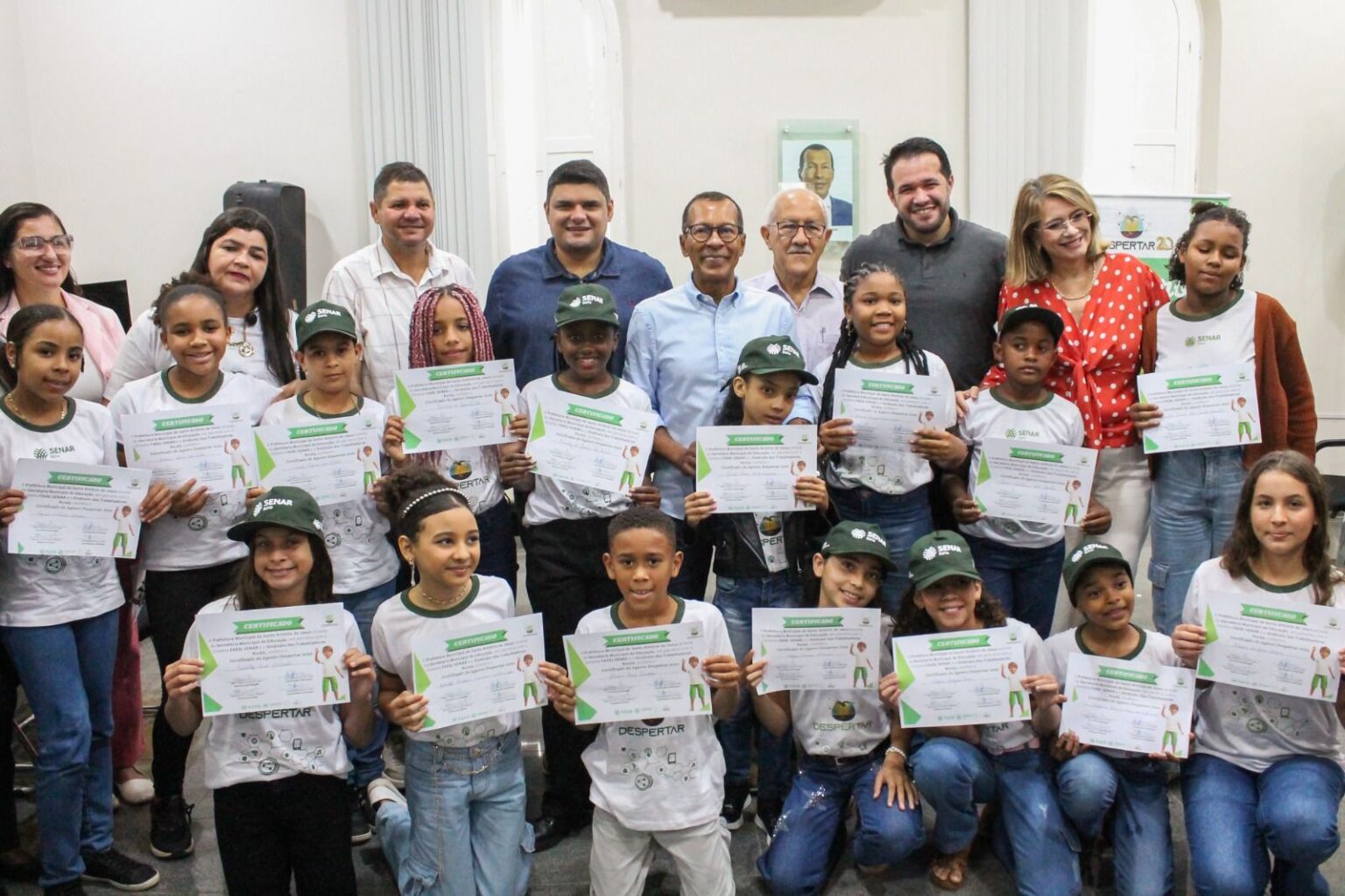 Prefeitura de Santo Antônio de Jesus realizou cerimônia de posse dos agentes do Programa Despertar – Prefeitura de Santo Antônio de Jesus - BA