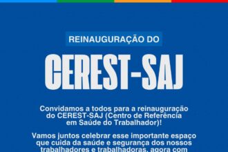 SAJ: Prefeitura informa sobre alteração na data da reinauguração do Centro de Referência em Saúde do Trabalhador (CEREST-SAJ) – Prefeitura de Santo Antônio de Jesus - BA