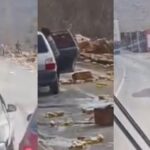 Carreta carregada com óleo de cozinha tomba na BA-026, no Vale do Jiquiriçá