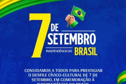 Prefeitura de Santo Antônio de Jesus convida a todos para Hasteamento da Bandeira e Desfile Cívico em alusão ao 7 de Setembro – Prefeitura de Santo Antônio de Jesus - BA