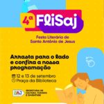 Prefeitura de Santo Antônio de Jesus realizará 4ª Edição da FLISAJ, que celebrará a literatura como expressão da cultura popular brasileira – Prefeitura de Santo Antônio de Jesus - BA