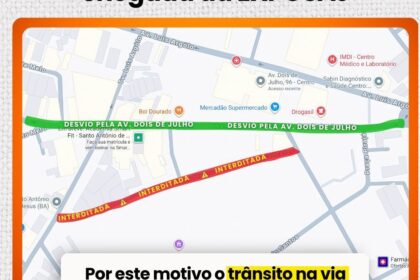 Prefeitura informa sobre interdição provisória da Rua Misael Maia para montagem da ExpoSAJ Bahia