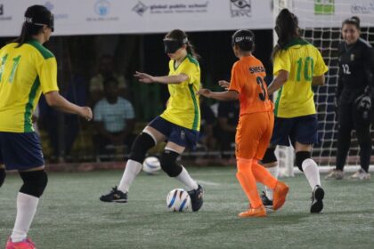 Brasil estreia com vitória na Copa do Mundo de futebol de cegas