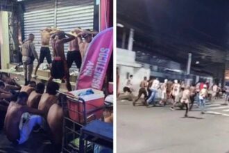 Briga generalizada deixa um ferido e 40 integrantes da TUI presos em Salvador