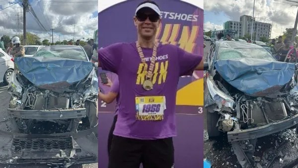 Corredor é atropelado por carro em alta velocidade durante treino no CAB