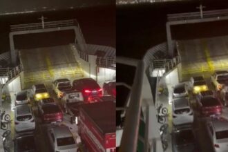 Ferry-boat é invadido por água durante travessia e assusta passageiros; marinha suspende operação