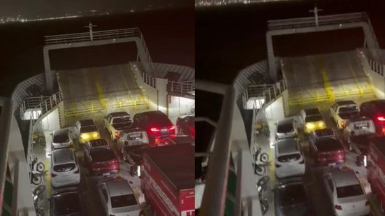 Ferry-boat é invadido por água durante travessia e assusta passageiros; marinha suspende operação
