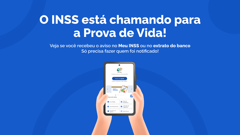 INSS notifica quatro milhões de pessoas para fazer a Prova de Vida