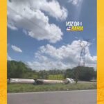 Mais um acidente com carreta é registrado na BR-324 neste sábado (25)