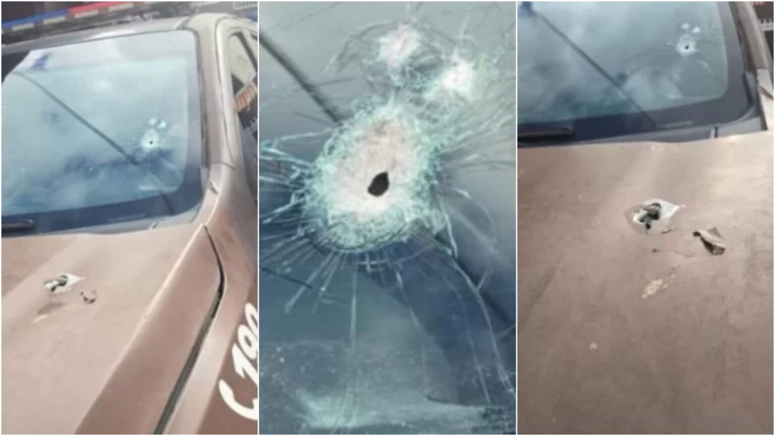 PMs escapam da morte após viatura ser alvejada durante confronto pesado com membros do CV em Salvador