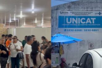 Pacientes relatam longas filas e caos na entrega de medicamentos em unidade de saúde; assista