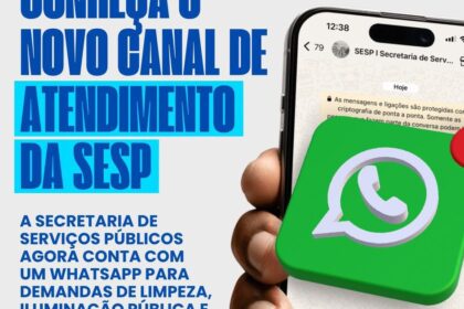 Prefeitura de Santo Antônio de Jesus lança novo canal de atendimento da Secretaria de Serviços Públicos (SESP)