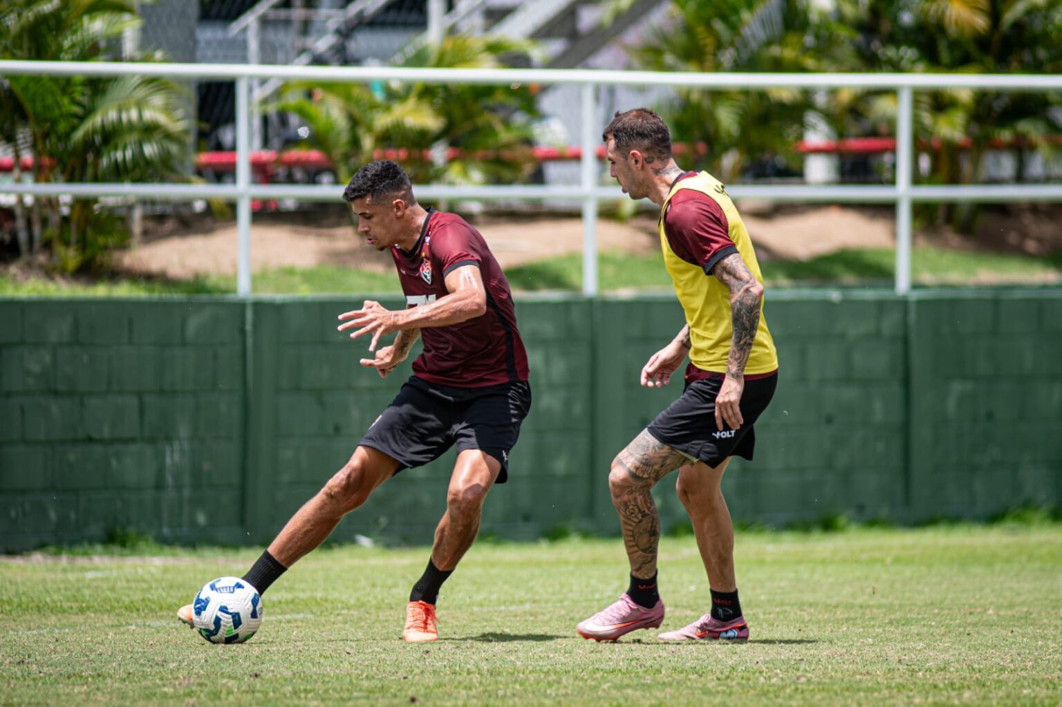 Preparação do Vitória para o clássico Ba-Vi, Sub-20 e feminino
