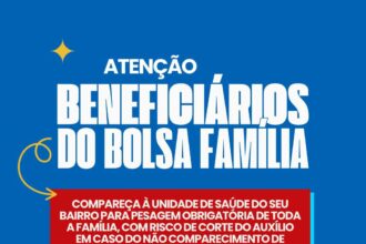 SAJ: Prefeitura informa a beneficiários do Bolsa Família sobre a necessidade de realizar pesagem obrigatória nas unidades de saúde – Prefeitura de Santo Antônio de Jesus - BA