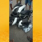 Acidente deixa motocicleta destruída na Av. ACM, em SAJ